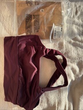 balera Burgundy/Raisin Sports Bra